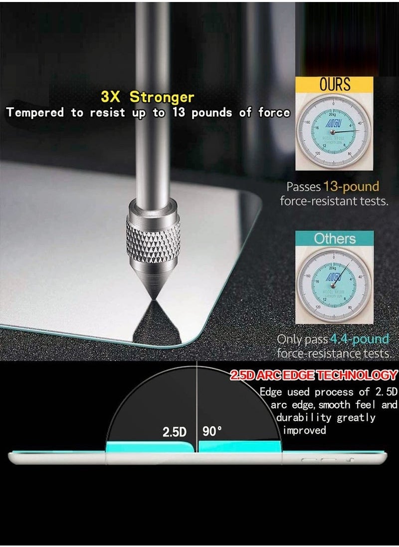 vivo V50 Lite 4G 2025 WTech Premium Series Curved Edges 9H 2.5D Tempered Glass Screen Protector - Full Coverage, Clear, Scratch-Resistant, Shatterproof, Easy Install, Full Touch Sensitivity