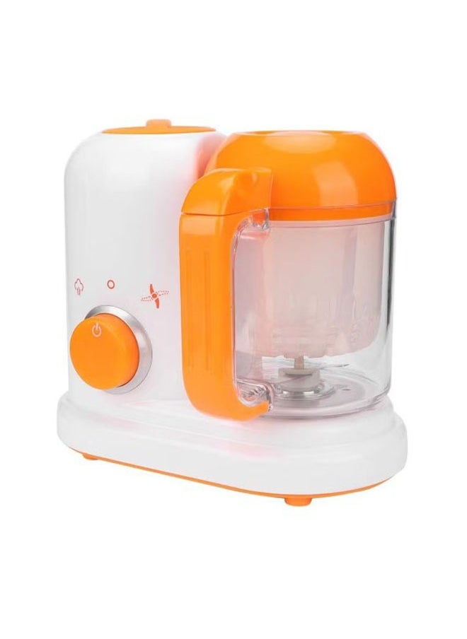 Aralifes BPA Lead Phthalate-Free Shatterproof Baby Food Steamer Blender, Orange/White  - Image 2