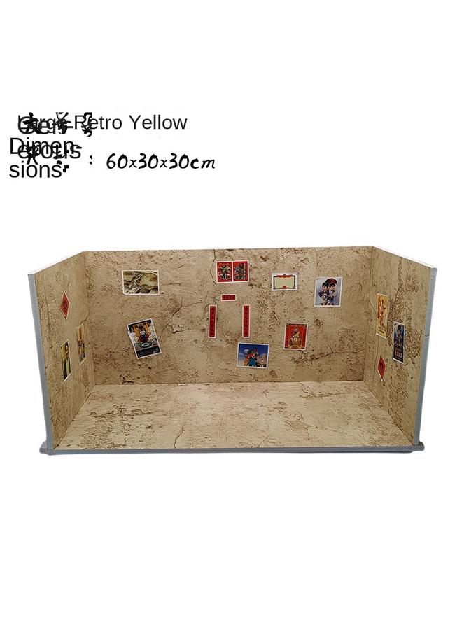 Bluejw Stall Small Kitchen Background Wall Mini Small Kitchen Background Board Wholesale Play House Bezel Toy Accessories - Image 1