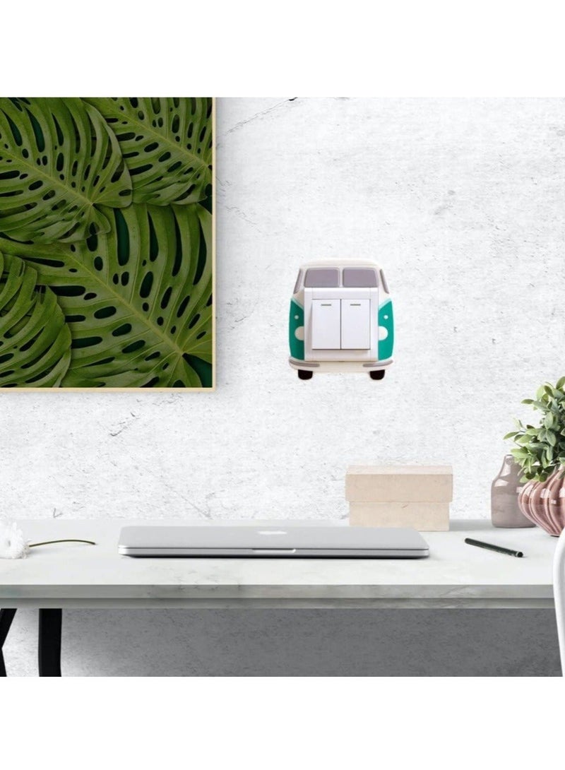 كابتن تيك Light Switch Stickers Car in the Dark Decals Decorative Art Murals for Bedroom Office Home Decoration - Image 2