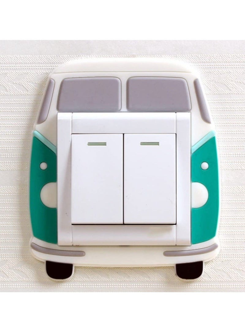 كابتن تيك Light Switch Stickers Car in the Dark Decals Decorative Art Murals for Bedroom Office Home Decoration - Image 5