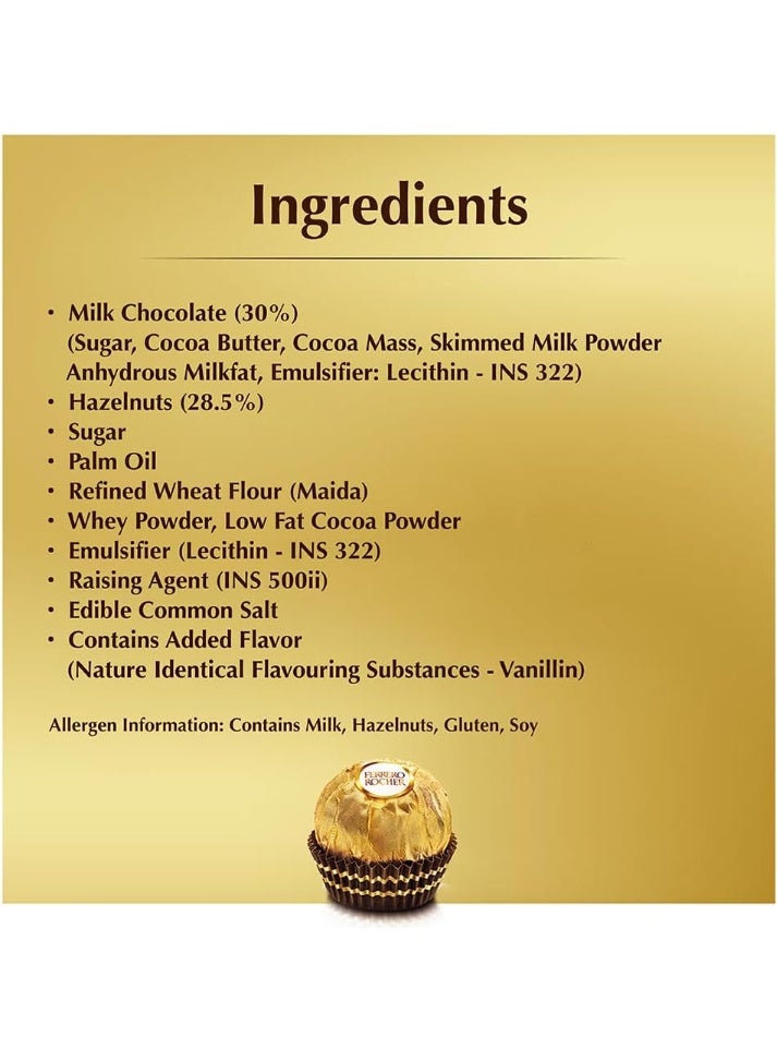 Ferrero Original Ferrero Rocher Chocolate - 8 Pieces - Small Luxury Gift - Image 3