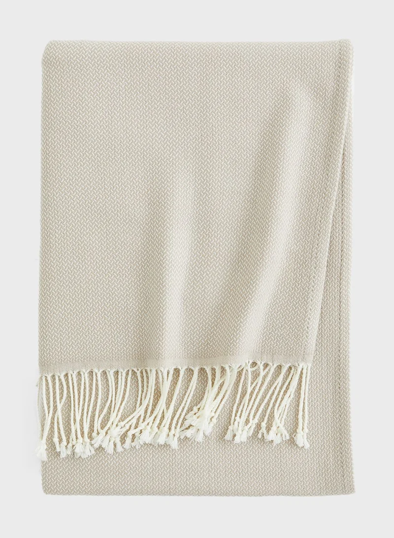 H&M Jacquard-Weave Blanket
