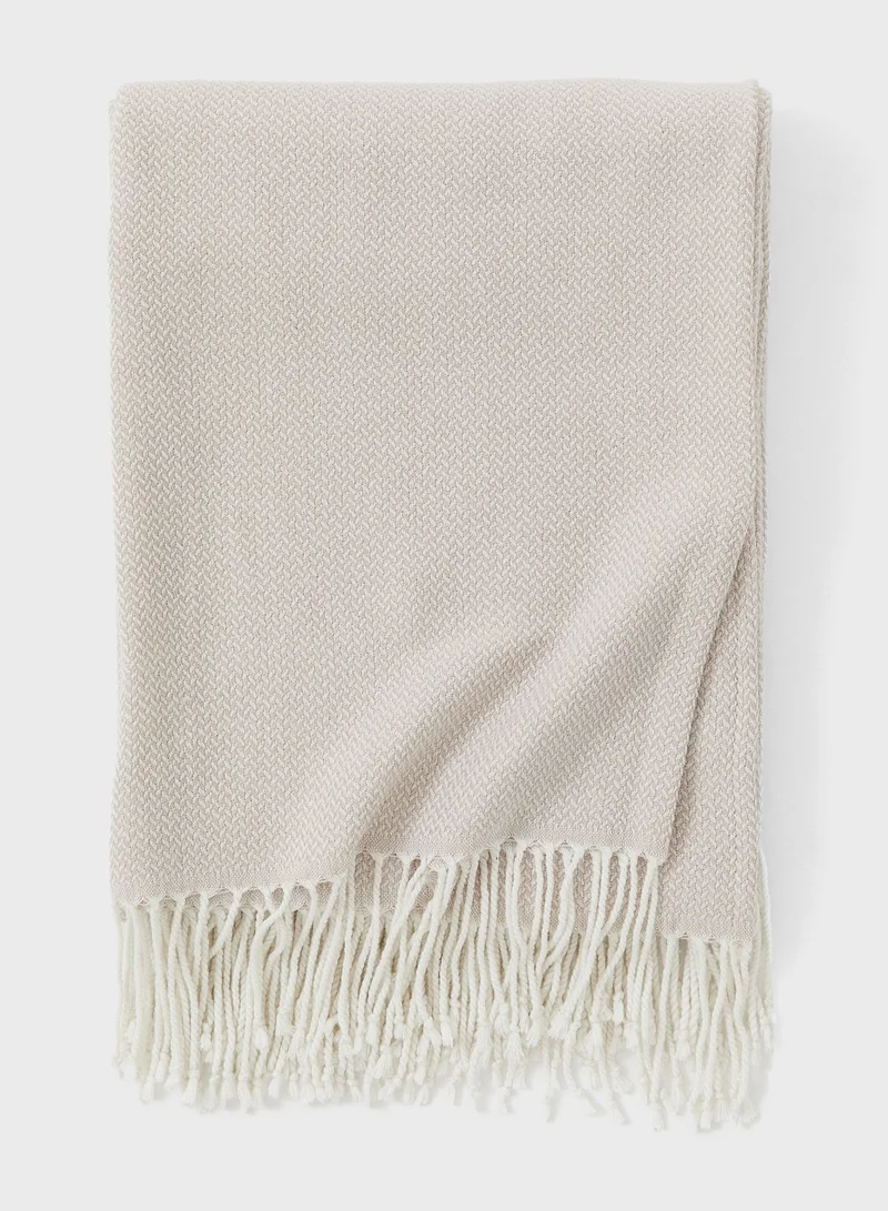 H&M Jacquard-Weave Blanket