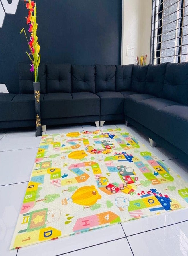 RGkJAS Anti Skid Waterproof Foldable Child Climbing Baby Floor Mat(Print May Vary) Extra Large Size 180x200 cm. 8mm Thickness. (Alphabet Design) - Image 5