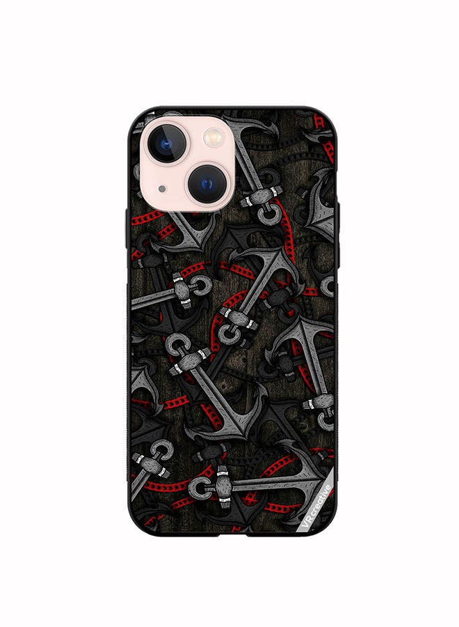 VR CREATIVE Protective Case Cover For Apple iPhone 14 Anchor Leggings Design Multicolour - Image 1