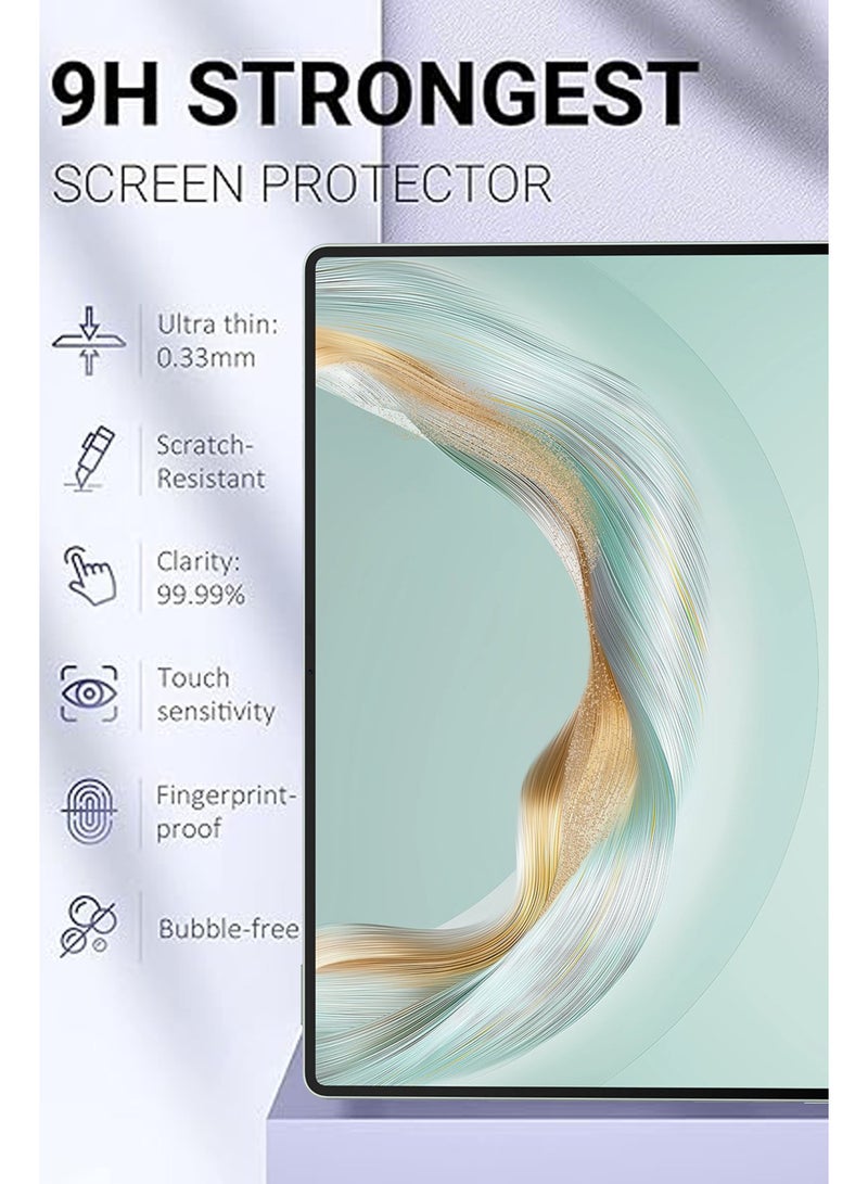 لهواوي ميت باد برو 12.2 (2025) - واقي شاشة من الزجاج المقوى - شفافية عالية، ملمس ناعم، مقاوم للانفجار، حواف منحنية ناعمة، سهل التركيب - Image 4