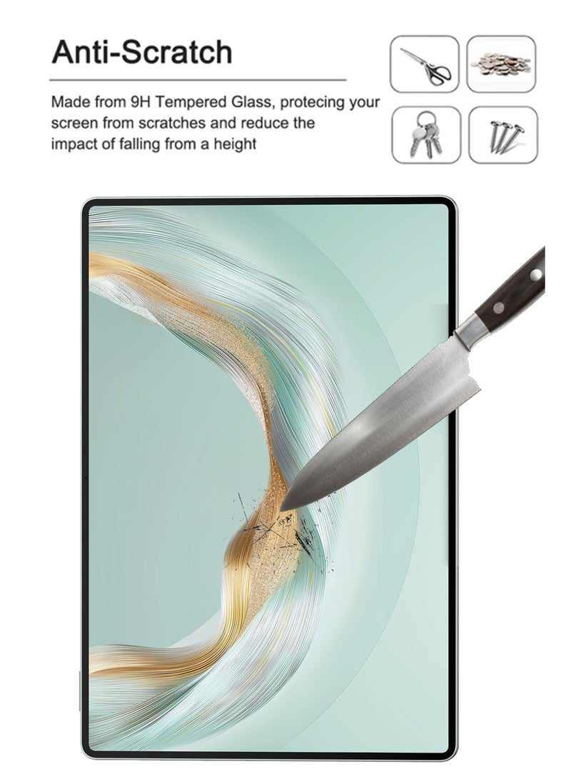 لهواوي ميت باد برو 12.2 (2025) - واقي شاشة من الزجاج المقوى - شفافية عالية، ملمس ناعم، مقاوم للانفجار، حواف منحنية ناعمة، سهل التركيب - Image 3