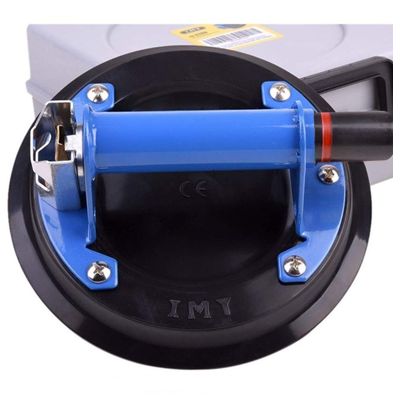 IMT 8 Glass Suction Cup with Metal Handle Heavy Duty Vacuum Suction Cup Glass Lifter GraniteGlassTiles Lifting Window Replacement 240lbs Load Capacity with Carrying Case