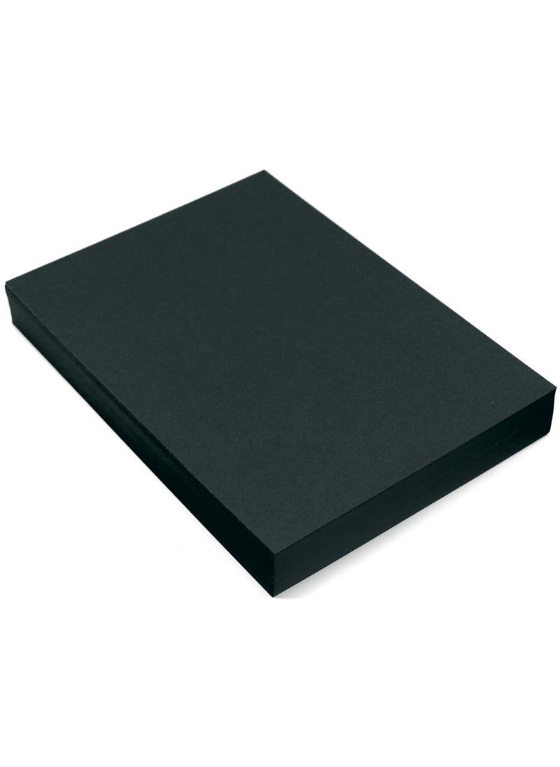 firstnock Color Card Paper Black, A5 - 20 Sheets - 250GSM Thick Colored Card Stock - Premium Craft Paper for DIY, Invitations, Arts & Crafts and Printing  - Image 1