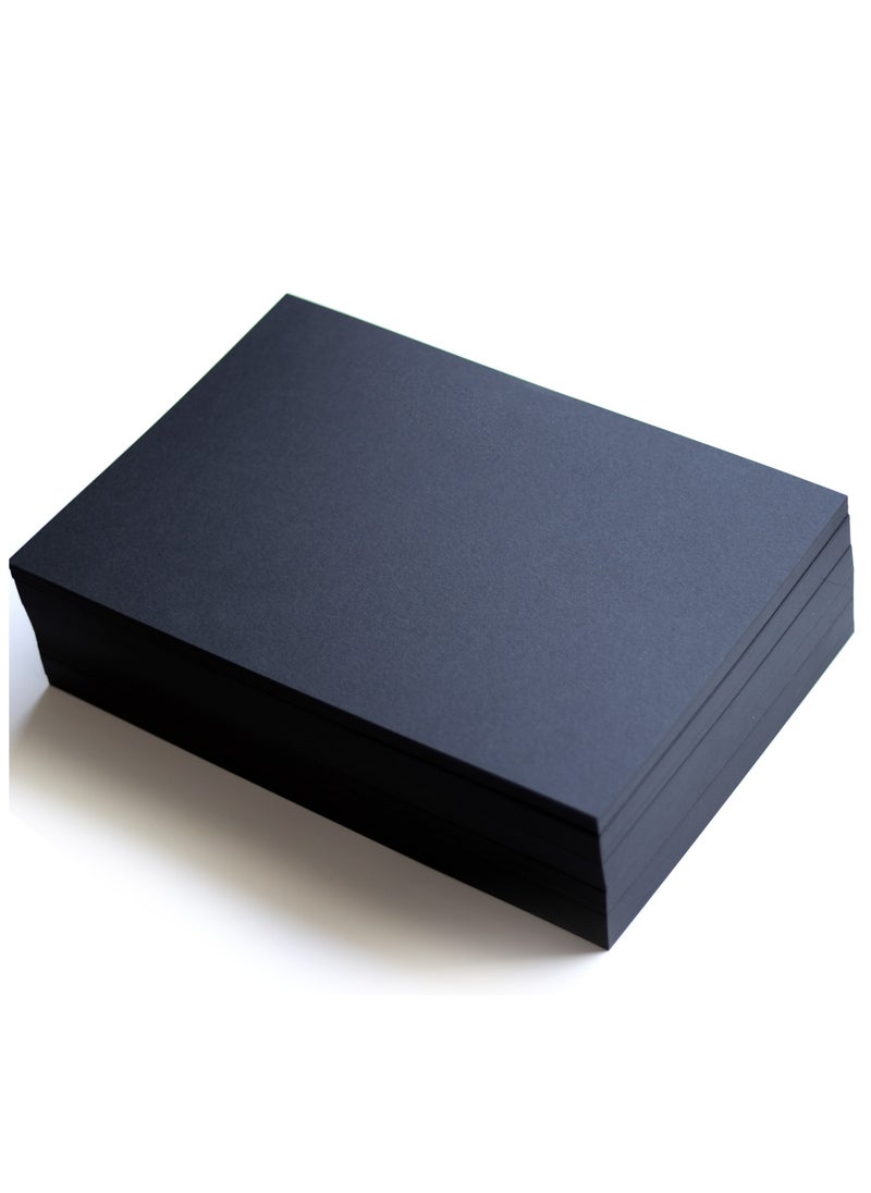 firstnock Color Card Paper Black, A5 - 20 Sheets - 250GSM Thick Colored Card Stock - Premium Craft Paper for DIY, Invitations, Arts & Crafts and Printing  - Image 5