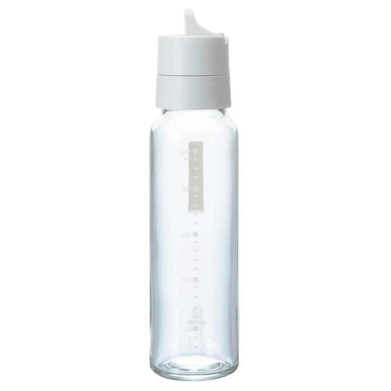 Hario One Touch Dressing Bottle 240ml Pale Grey - Image 2