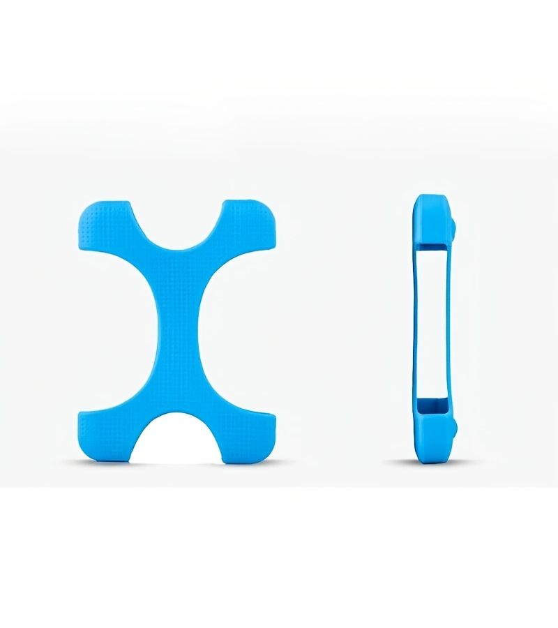 Yellow X-Shaped Silicone Protective Case For 4 5 6T Portable Hard Drives Universal Heat Dissipating Design - Image 4