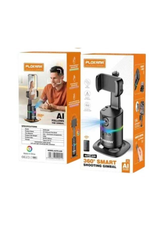 PLOKAMA SELFIE STICK AUTO-A20 360 SMART SHOOTING GIMBAL - Image 2
