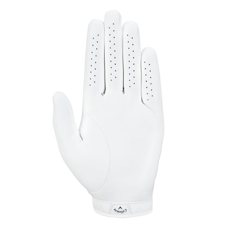 Callaway Golf Tour Authentic Glove (Standard, Medium/Large, White, Worn on Left Hand) - Image 3