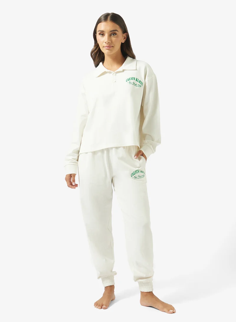 CALVIN KLEIN  Logo Polo Shirt for Women | Best Price UAE