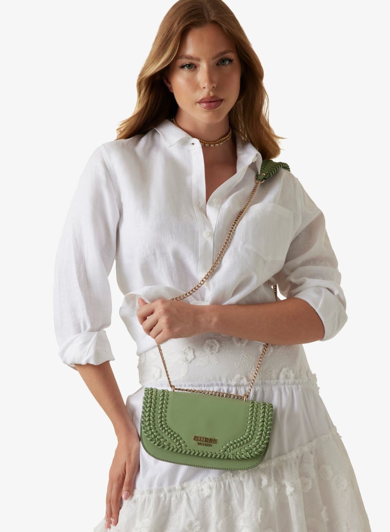 GUESS Tatum Convertible Flap Crossbody Bag - Image 2