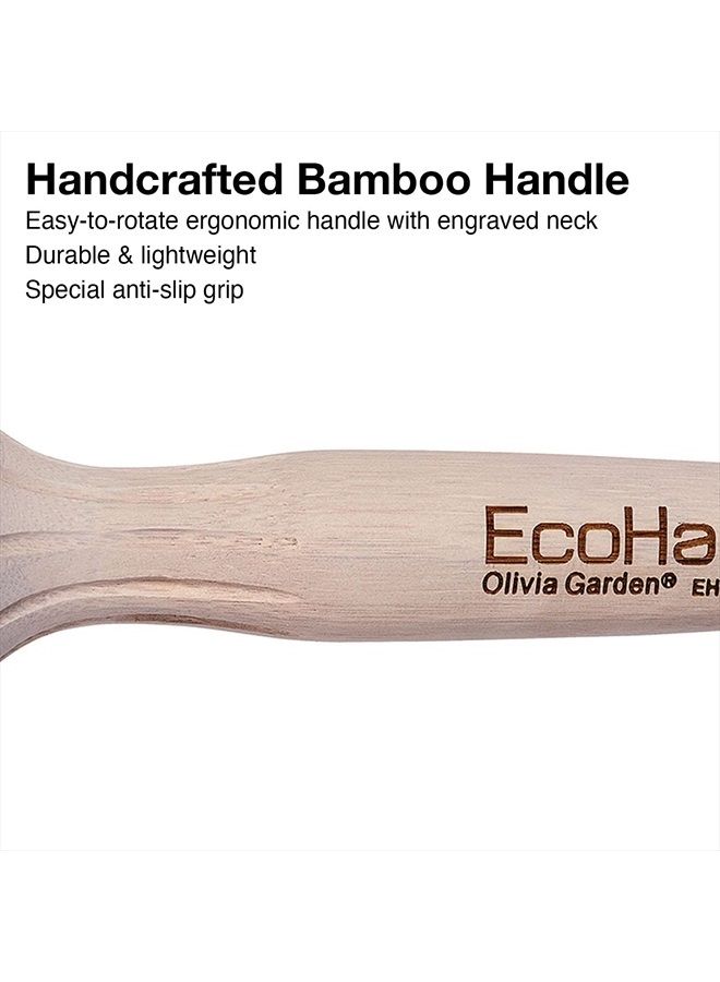 Olivia Garden EcoHair Thermal Round Bamboo Hair Brush, EH-44, 1 3/4" - Image 4