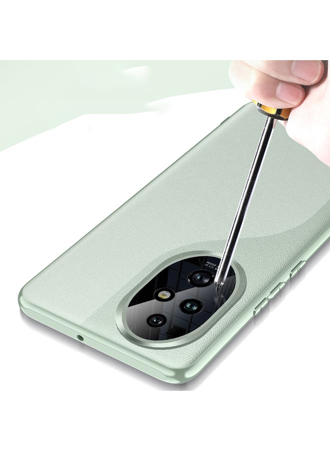 اس-توب جراب هاتف Honor 200 مصنوع من الجلد العادي ومضاد للصدمات - Image 5