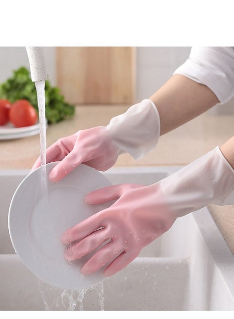Multifunctional Kitchen Dishes Cleaning Waterproof Long Sleeved Skin Care Gloves