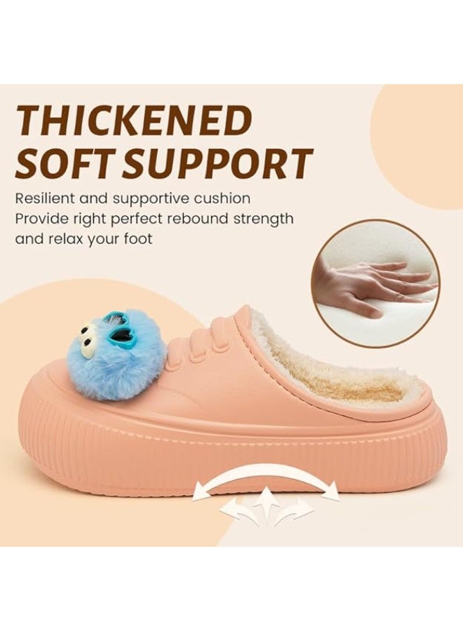Lucky Kids Waterproof Kids Slippers Fur Lined Clogs Winter Garden Shoes Warm House Slippers Indoor Outdoor Mules - Image 3