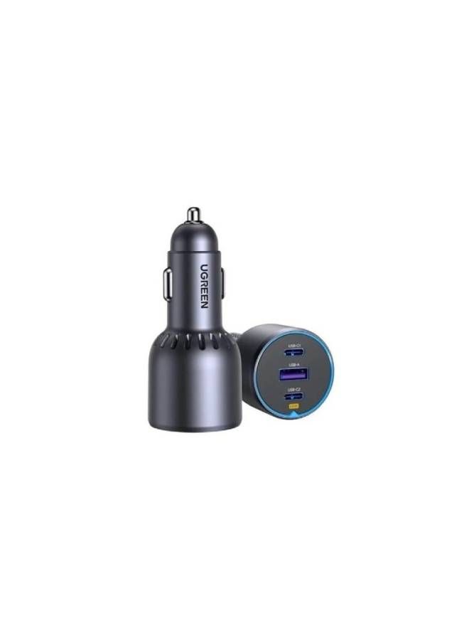 Ugreen 75W Car Charger with 2 PD Ports and 1 USB Port - Image 1
