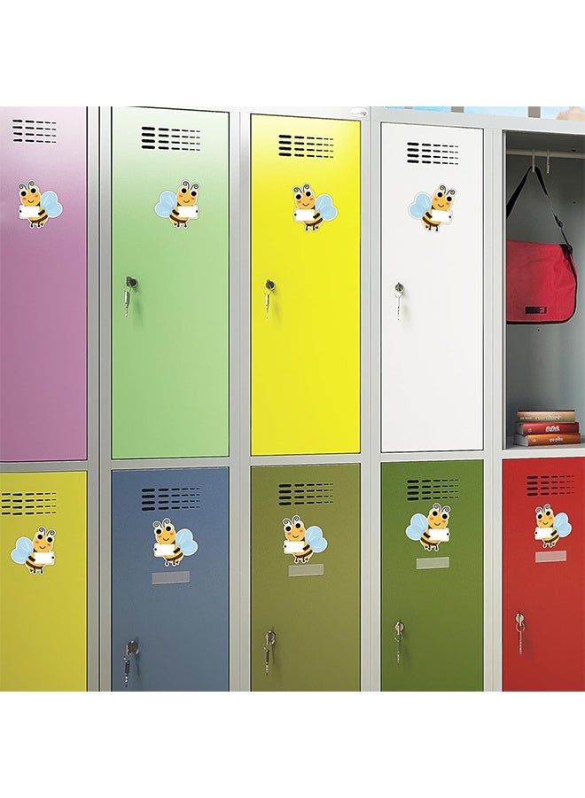 24PCS Bumble Bee Cutouts for Bulletin Board Decorations, Cute Bee Student Name Tags Nameplates for Kids Teacher Classroom Cubbies Desk Back to School Party Supplies, 5.9 x 5.5 inch - Image 4