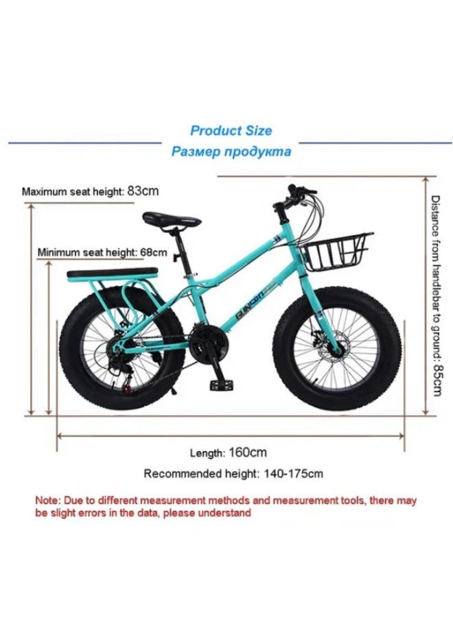 Desert Riding Electric Bike with Fat 22 Inch Tires for Off Road Adventure - Image 3
