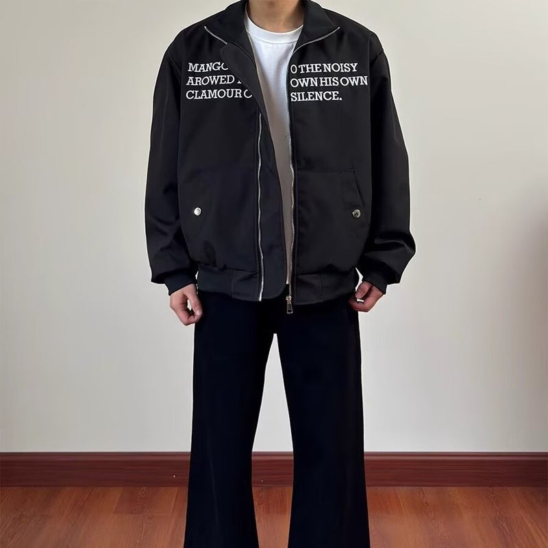 American-Style High Street Men'S And Women'S Corridor-Shaped Hiphop Fashion Jacket Superior Aviator Jacket - Image 4