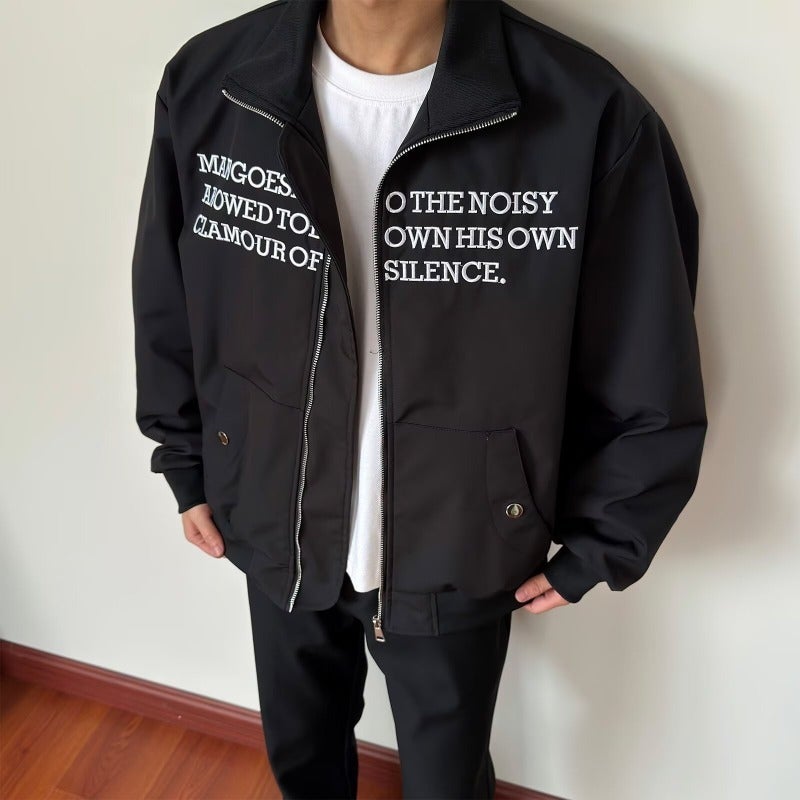 American-Style High Street Men'S And Women'S Corridor-Shaped Hiphop Fashion Jacket Superior Aviator Jacket - Image 1