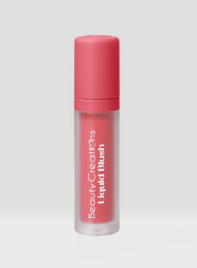 Professional Liquid Blush, Creamy Cheek Color for Natural-Looking Radiant Glow, OK Coral