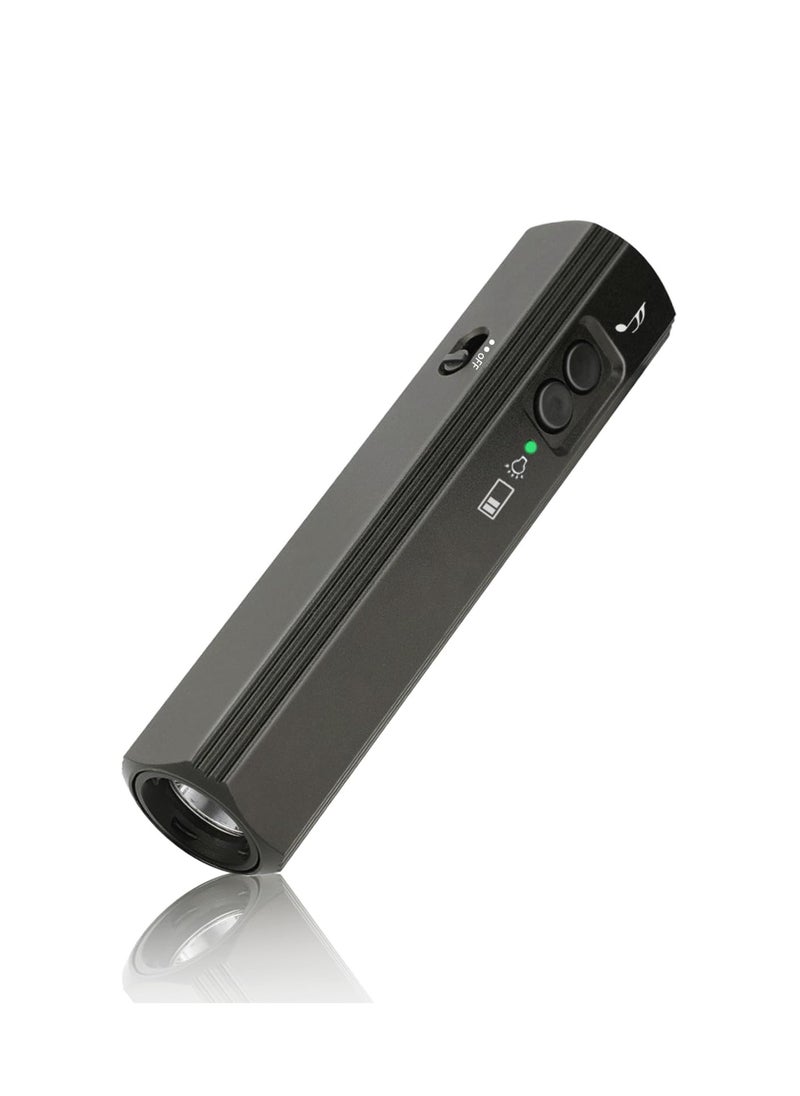 SYOSI Electronic Whistle High Volume, Handheld Emergency Whistle with Torch Referee Electronic No-Blow Whistle with Flashlight Loud Emergency Whistle for Coaches, Teachers, Police, Outdoor Camping Hiking  - Image 1