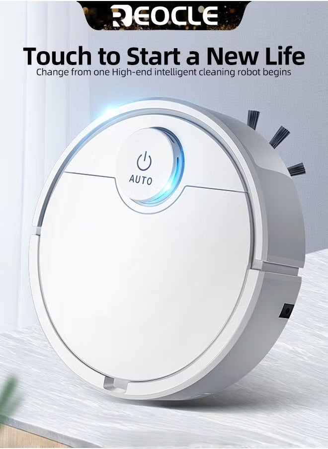 Robot Vacuum Automatic Robot Vacuum Cleaner with Big Battery & Sensitive Obstacle Avoidance & 30cm Body & Strong Suction Automatic Touch Floor Sweeping Robot for Carpet Hard Floor