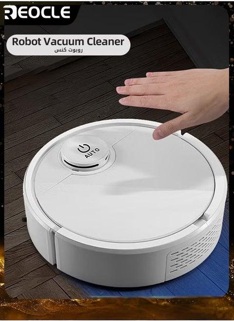 Robot Vacuum Automatic Robot Vacuum Cleaner with Big Battery & Sensitive Obstacle Avoidance & 30cm Body & Strong Suction Automatic Touch Floor Sweeping Robot for Carpet Hard Floor