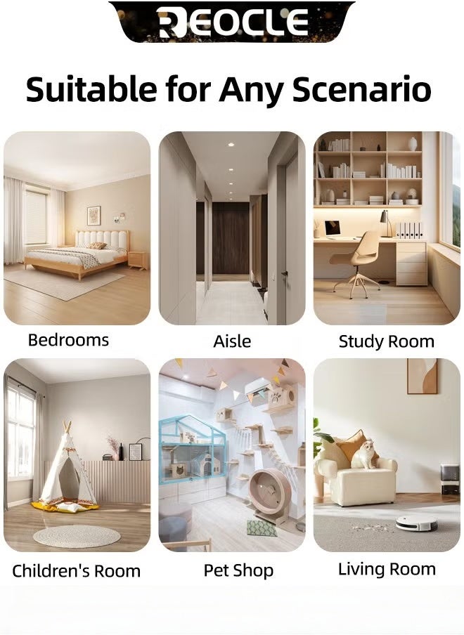 Robot Vacuum Automatic Robot Vacuum Cleaner with Big Battery & Sensitive Obstacle Avoidance & 30cm Body & Strong Suction Automatic Touch Floor Sweeping Robot for Carpet Hard Floor