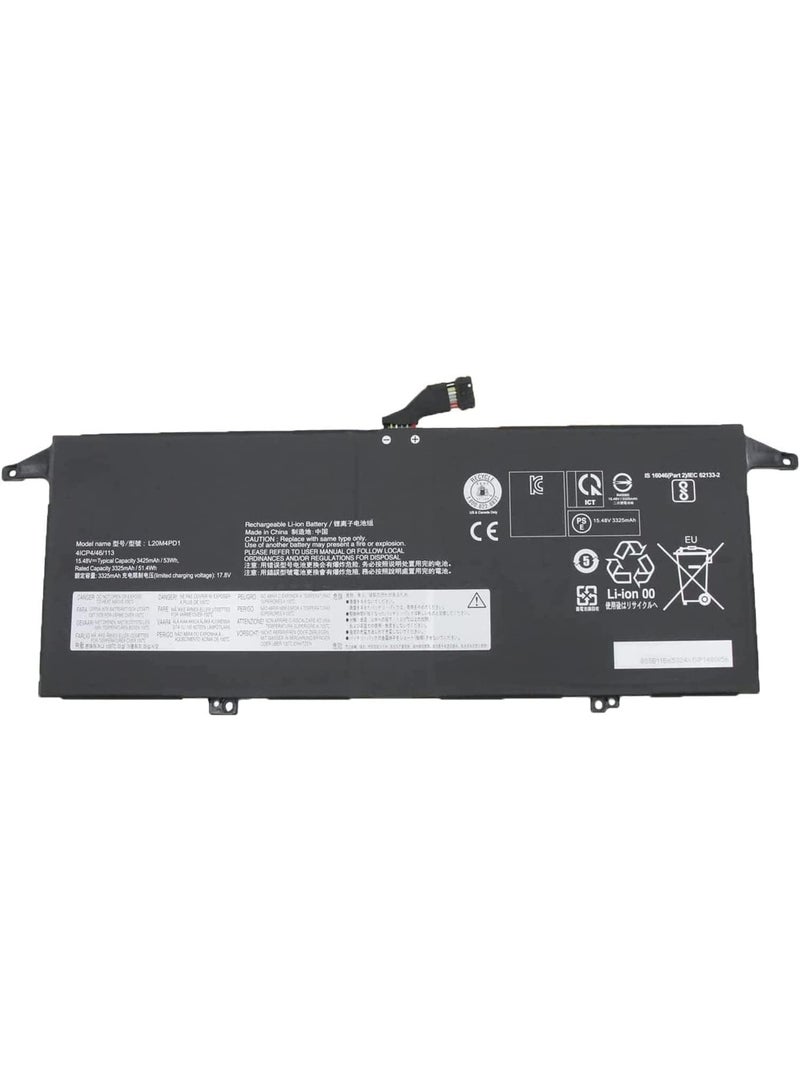Terabyte Replacement battery for LEN.0V0 Part Number: L20C4PD1, L20D4PD1, L20M4PD1, SB11B65324, SB11B65326, 3400mAh - Image 1