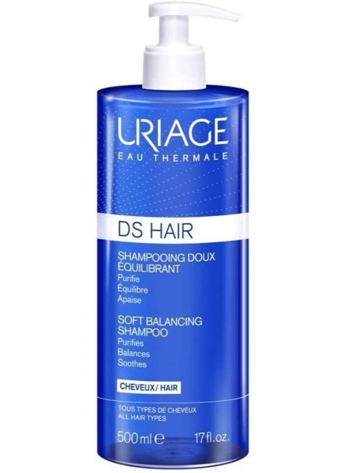 Uriage Ds Hair Soft Balancing Shampoo 500ml
