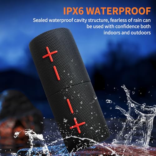 Cyboris 2 in 1 Magnetic Dual Splittable Bluetooth Speaker, IPX6 Waterproof Split Portable Wireless Speaker with 20W Loud Stereo Sound, Bluetooth V5.3, 24H Playtime, Multiple pairing for Home,Outdoor or Travel - Image 5