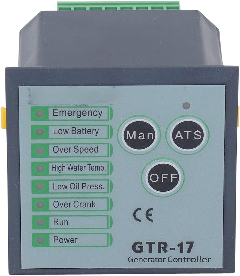 Generator Controller Module 2 Control Modes 5 - 300VAC, Programmable LED Indicator - Automatic Manual Startup, Fault Code Display, Durable ABS Material - Image 1