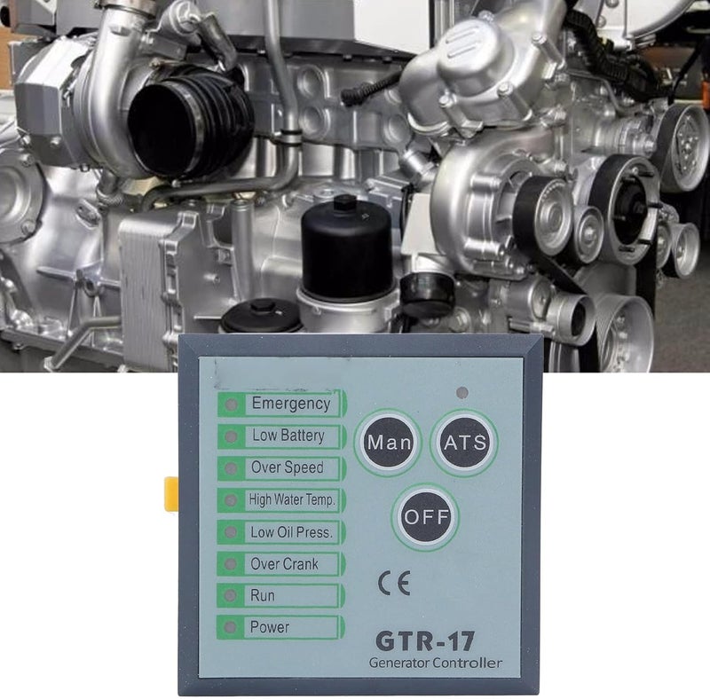 Generator Controller Module 2 Control Modes 5 - 300VAC, Programmable LED Indicator - Automatic Manual Startup, Fault Code Display, Durable ABS Material - Image 4