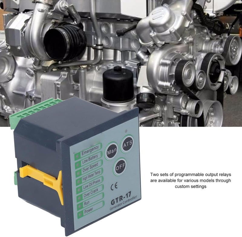 Generator Controller Module 2 Control Modes 5 - 300VAC, Programmable LED Indicator - Automatic Manual Startup, Fault Code Display, Durable ABS Material - Image 2