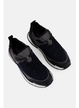 GEOX Men Lace Up Casual Shoes, Navy  - Image 4