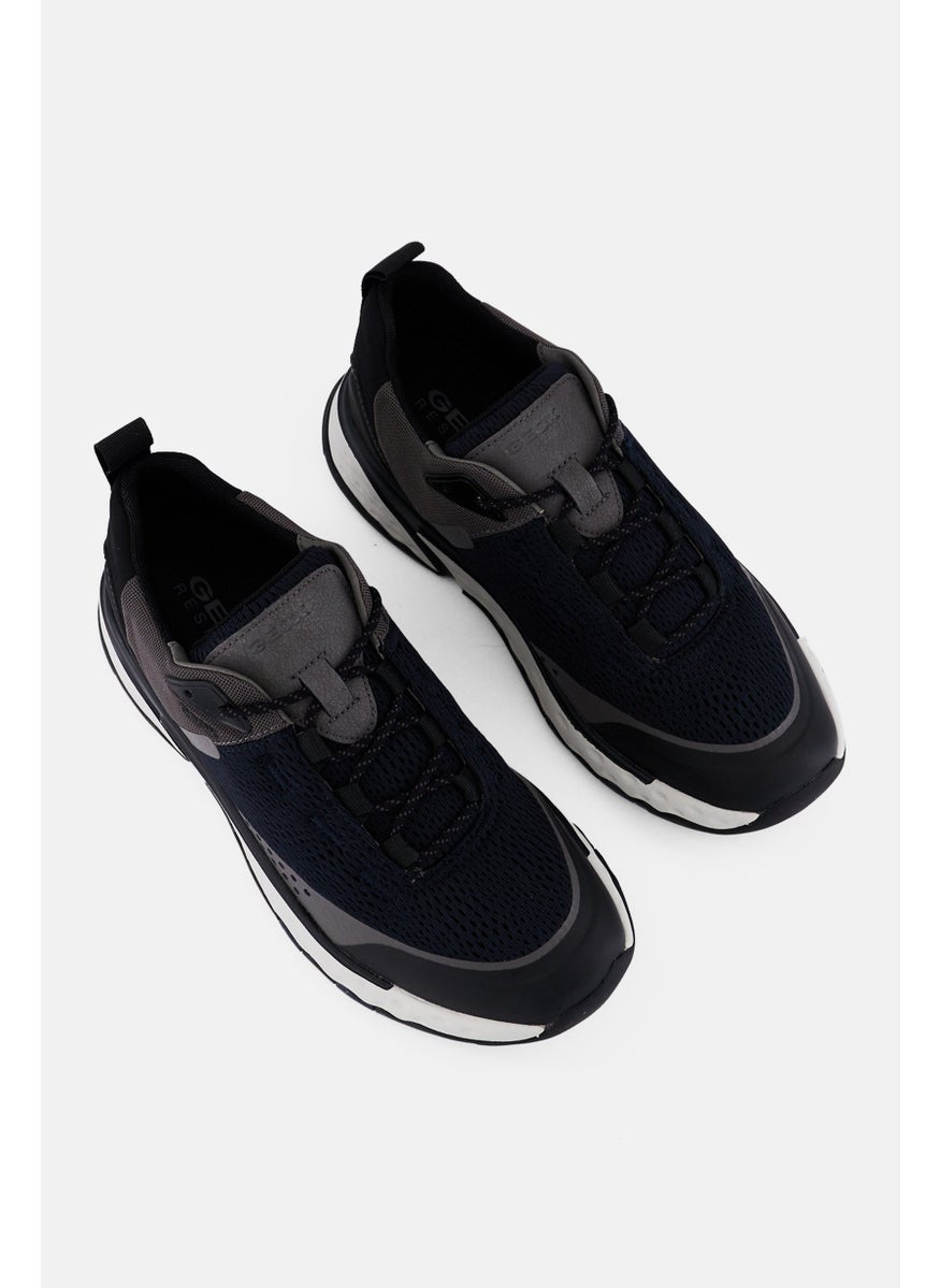 GEOX Men Lace Up Casual Shoes, Navy  - Image 4