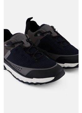 GEOX Men Lace Up Casual Shoes, Navy  - Image 3