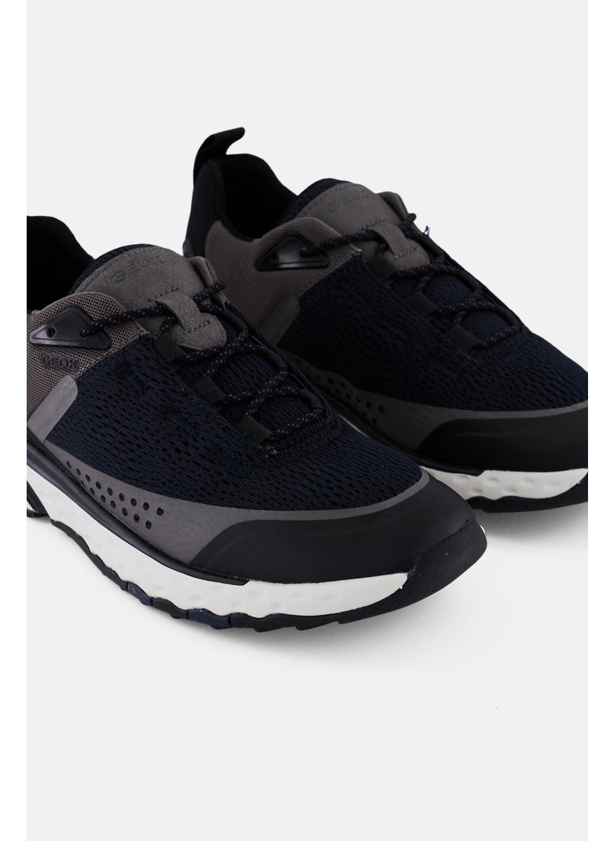 GEOX Men Lace Up Casual Shoes, Navy  - Image 3