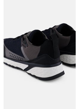 GEOX Men Lace Up Casual Shoes, Navy  - Image 2