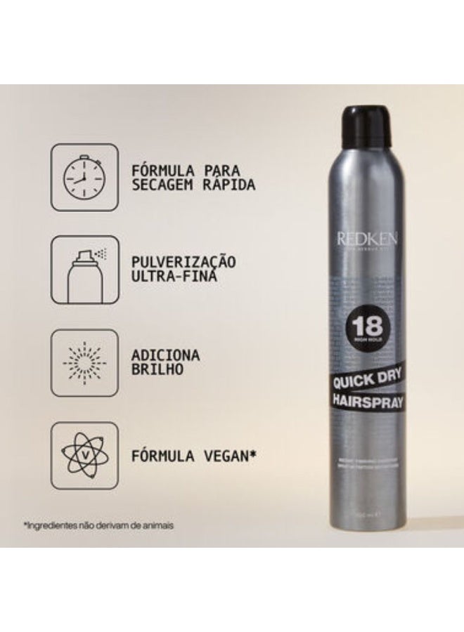 ريدكين سبراي ريدكين سريع الجفاف لتصفيف الشعر، بخاخ فوري لتصفيف الشعر، 400 مل - Image 3