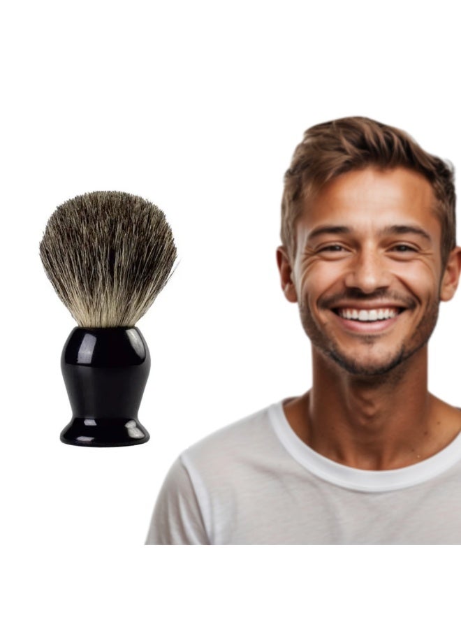 Steinhart Professional Beard Natural Bristles Brush for Gentle Shaving Black 1unit - Image 4