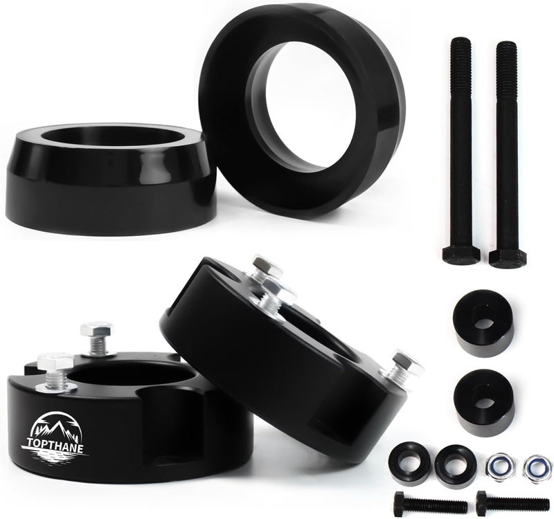 TOPTHANE Leveling Lift Kits for 2003-2024 Toyota 4Runner 2007-2015 FJ Cruiser 2WD 4WD, 3" Front Suspension Strut Spacers and 2" Rear Polyurethane Coil Spring Spacers Fit - Image 1