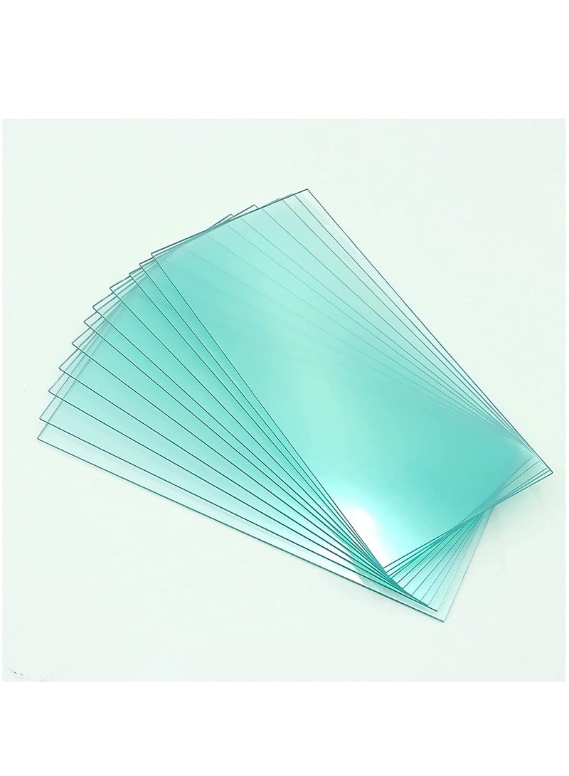 Welding Protection Lenses, Automatic Dimmable Transparent Plastic Welding Mask Protection Sheet, High Definition For Welding Caps, Splash-proof, Dust-proof and Sand-proof 10Pcs - Image 1